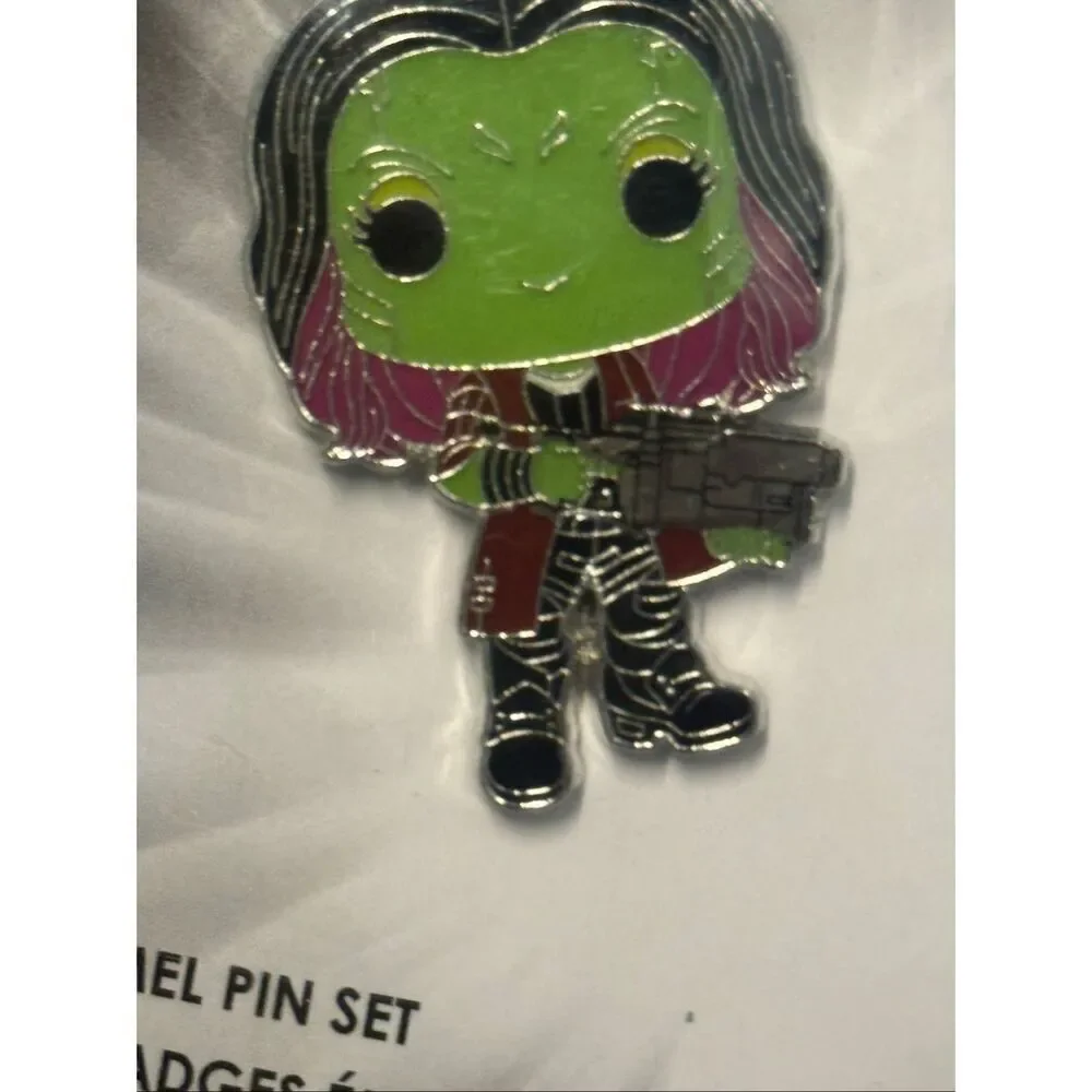 marvel comics infinity saga guardians of the galaxy novelty pin set bag charm